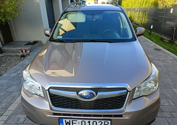 Subaru Forester cena 50900 przebieg: 148000, rok produkcji 2015 z Warszawa małe 172